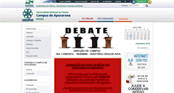 Desktop Screenshot of fecea.br